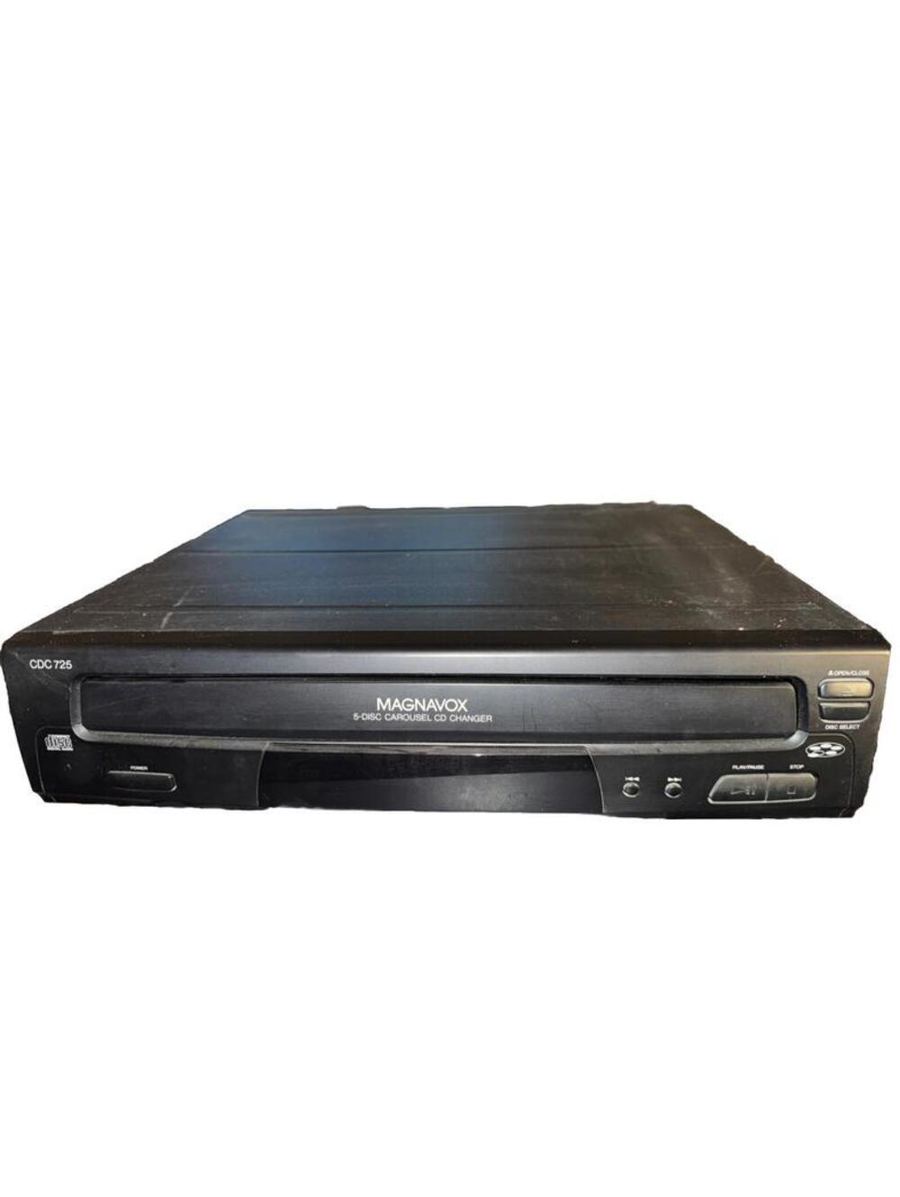 Magnavox CDC725 5 Disc Carousel Cd Changer (Working) No Remote